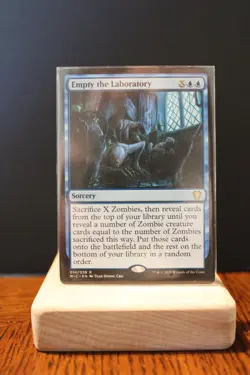 Empty the Laboratory Innistrad: Midnight Hunt Commander Magic MTG - Image 1
