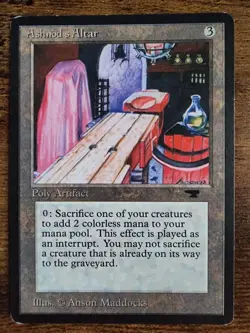 MTG Ashnod's Altar ⭐ANTIQUITIES LP⭐ ⭐10 REAL HQ PICS!⭐ 1994 Artifact Magic - Image 1