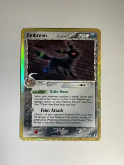 Pokemon TCG- Umbreon - 17/113 - EX Delta Species Holo Card - HP/DMG - Image 1