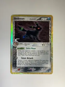 Pokemon TCG- Umbreon - 17/113 - EX Delta Species Holo Card - HP/DMG - Image 5