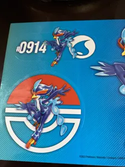 Pokemon Sticker Sheet Fresh Stickers BLUE Page - Image 3