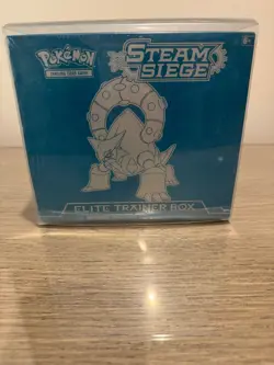 Pokemon XY Steam Siege Elite Trainer Box ETB Sealed 2016 W/ Protector! ONLY ONE! - Image 1