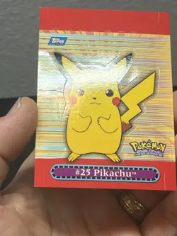 2000 Topps Chrome Pokemon TV Animation Edition Pop-Up Pikachu #2 - Image 2
