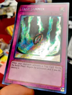 YuGiOh! Trap Jammer LCJW-EN111 1st Edition MINT/NM Secret Rare - Image 4