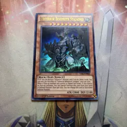 Yugioh Subterror Behemoth Stalagmo TDIL-EN084 Ultra Rare 1st Ed LP - Image 1