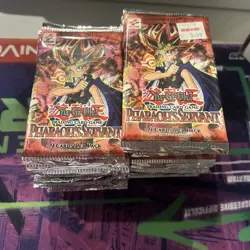 Yugioh Pharaohs Servant Sealed Booster Pack Original Vintage Square Logo 9pc X1 - Image 1
