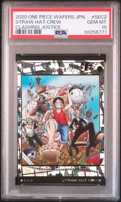 PSA10 One Piece Straw Hat Pirates Legend Wafer Card Authentic Gaming Collectibl - Image 1