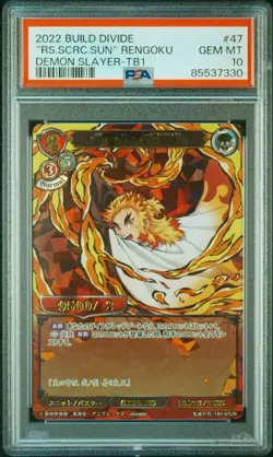 PSA10 Pokemon Rising & Flames Rengoku Kyojuro Yu-Gi-Oh! Card Gem Mint - Image 1