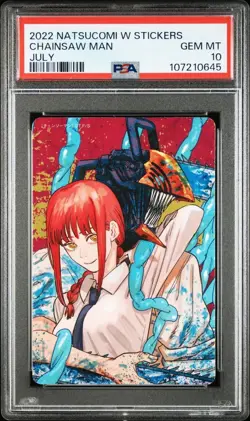 Chainsaw Man Shueisha Natsukomi 2022 PSA10 Gem Mint Card - Image 1