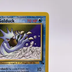 Golduck 35/62 1st Edition Fossil Non Holo Pokemon Card 1999 Vintage - Image 4