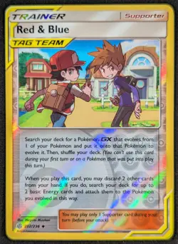 Red & Blue Tag Team 2019 Cosmic Eclipse Reverse Holo Pokemon Card 202/236 (NM) - Image 1