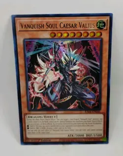 YU-GI-OH! Vanquish Soul Caesar Valius. RA04-EN046. 1st Edition Ultra Rare Card - Image 1