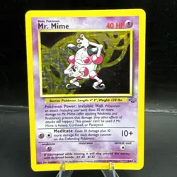 Mr. Mime - 6/64 - Pokemon Jungle Unlimited Holo Rare Card WOTC LP - Image 1