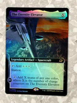 The Eternity Elevator (Extended Art) 354 FOIL R MTG Edge of Eternities NM X1 - Image 1