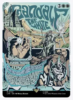 MTG Gandalf the White (Borderless Poster) NM Non Foil - Image 1