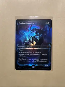 MTG Clarion Conqueror TDM 0400 M NM Showcase FOIL - Image 1