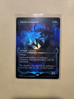 MTG Clarion Conqueror TDM 0400 M NM Showcase FOIL - Image 2