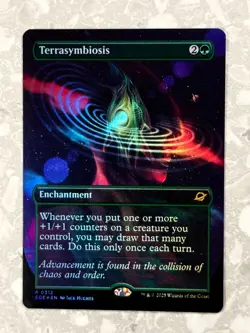 Terrasymbiosis (Borderless) 312 FOIL R MTG Edge of Eternities NM X1 - Image 1