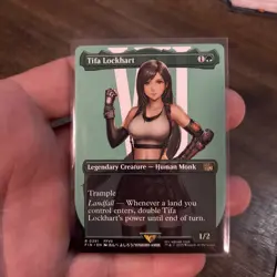Tifa Lockhart MTG Final Fantasy Borderless 0391 Magic - Image 1