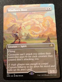 Windborn Muse - Borderless - DMR - MTG - EN - NM - 415 - Image 1