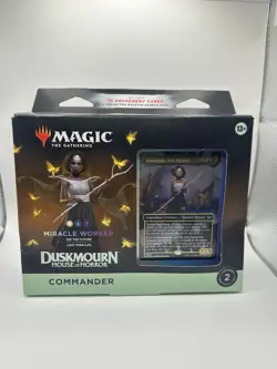 MTG Magic The Gathering Duskmourn - Miracle Worker Commander Deck (New Sealed) - Image 1