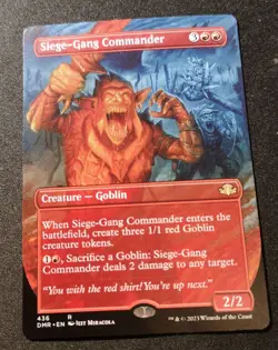 Siege-Gang Commander - Borderless - DMR - MTG - EN - NM - 436 - Image 1