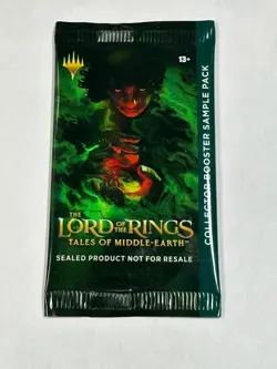 MTG Universes Beyond Lord of the Rings - Collector Booster Sample Pack Sealed - Image 1