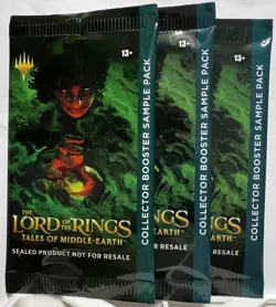 MTG Universes Beyond Lord of the Rings - Collector Booster Sample Pack Sealed - Image 1