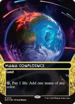 Mana Confluence Borderless Galaxy Foil - EOS 0115 - NM - MTG Magic - Image 1
