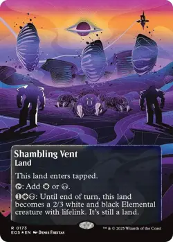Shambling Vent Borderless Galaxy Foil - EOS 0173 - NM - MTG Magic - Image 1