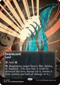 Swarmyard Borderless Foil - EOS 0087 - NM - MTG Magic - Image 1