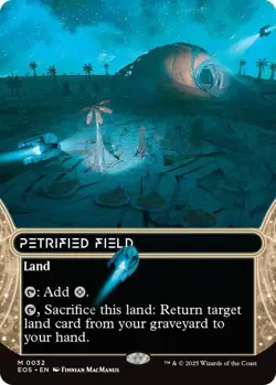 Petrified Field Borderless Foil - EOS 0032 - NM - MTG Magic - Image 1