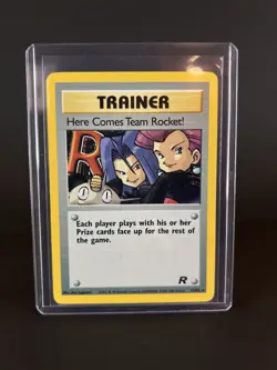 Here Comes Team Rocket! 15/82 Team Rocket Holo Rare Vintage Pokemon Card LP - Image 3