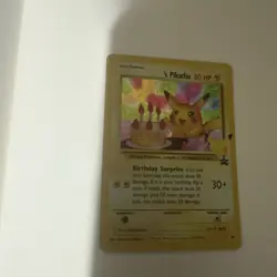 ____'s Pikachu 24/53 Birthday Celebrations 25th Anniversary Pokemon TCG Holo NM - Image 1