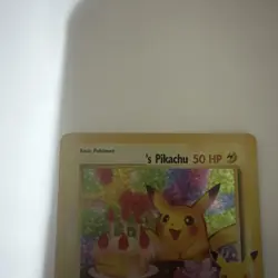 ____'s Pikachu 24/53 Birthday Celebrations 25th Anniversary Pokemon TCG Holo NM - Image 3