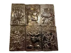 Pokemon 23K Gold Plated Trading Cards 1999 Burger King Promotion Full Set Of 6 - Image 1