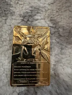 Pokemon 23K Gold Plated Trading Cards 1999 Burger King Promotion Full Set Of 6 - Image 5