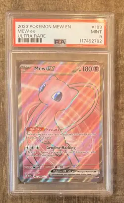 Pokemon Psyduck Mew ILLUSTRATION RARE PSA 9 & Dragonair TCG🔥& Mew Ex PSA 9🎉 - Image 3