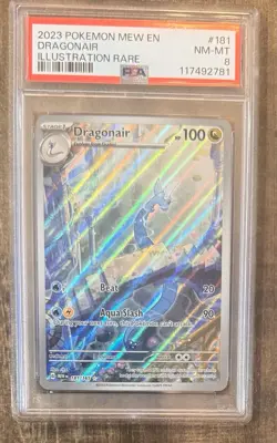 Pokemon Psyduck Mew ILLUSTRATION RARE PSA 9 & Dragonair TCG🔥& Mew Ex PSA 9🎉 - Image 5