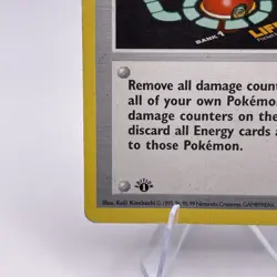POKEMON CENTER 1999 POKEMON BASE SET 1ST EDITION 85/102 Vintage - Image 2