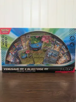 Pokemon TCG SV: Venusuar And Blastoise Ex Premium Collection (In Hand) - Image 1