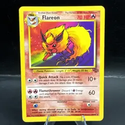Unlimited Jungle Set - Flareon NON-HOLO Rare - LP - Pokemon 1999 WOTC - Image 1
