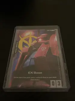 GUNDAM CARD GAME TCG EX BASE PROMO CHAR'S ZAKU POKEMON DIGIMON LORCANA YUGIOH - Image 1