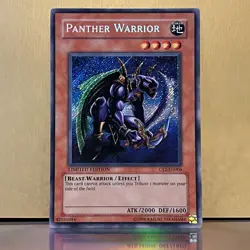 YuGiOh • Panther Warrior • CT2-EN006 • Limited Edition Secret Rare • LP - Image 1