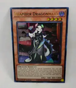 YU-GI-OH! Chamber Dragonmaid RA04-EN032. 1st Edition Ultra Rare Card. TCG Yugioh - Image 1