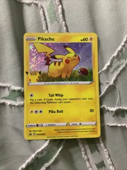 Pikachu SWSH039 Sword & Shield Promo 2020 Holo Rare Holo Pokemon TCG Card - Image 1