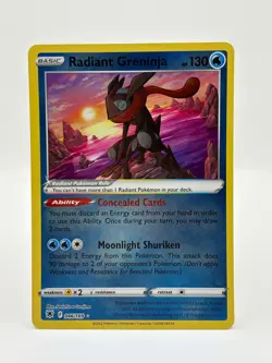 Pokemon Card Radiant Greninja 046/189 Astral Radiance Holo Rare NM (1) - Image 1