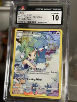 CGC 10 Gem Mint Altaria Trainer Gallery Silver Tempest TG11/TG30 Pokemon Card - Image 1