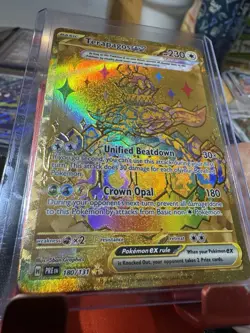 Pokemon TCG Terapagos EX Prismatic Evolutions Holo Hyper Rare Card 180/131 SV - Image 4