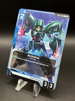 Anksha (GD01-020) (NM) - Gundam Card Game - Newtype Rising (ENG) - Image 3